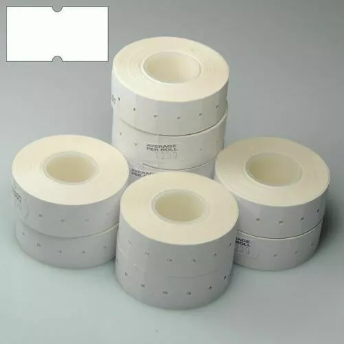 5 Rolls of White Removable for Puma PJH6 / PJH8 CT1 21x12mm Price Gun Labels