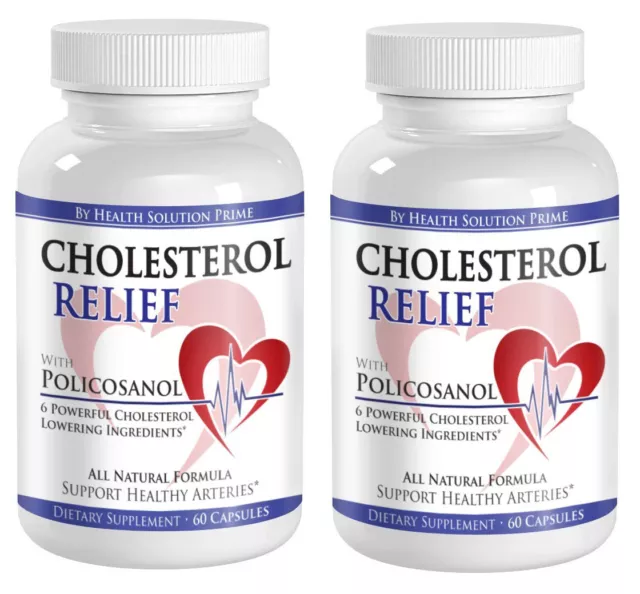 Reducción del colesterol (2 botellas, 120 cápsulas)