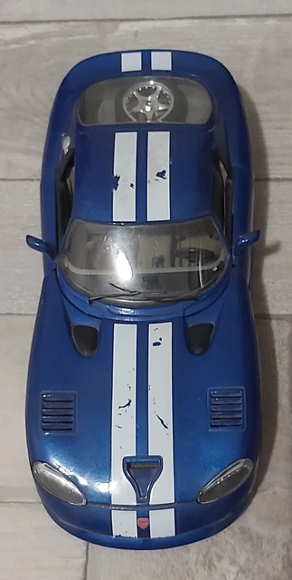 Dodge Viper GTS Coupé Burago 1/18 - Jaune/Orange - Édition Spéciale D&W 3375