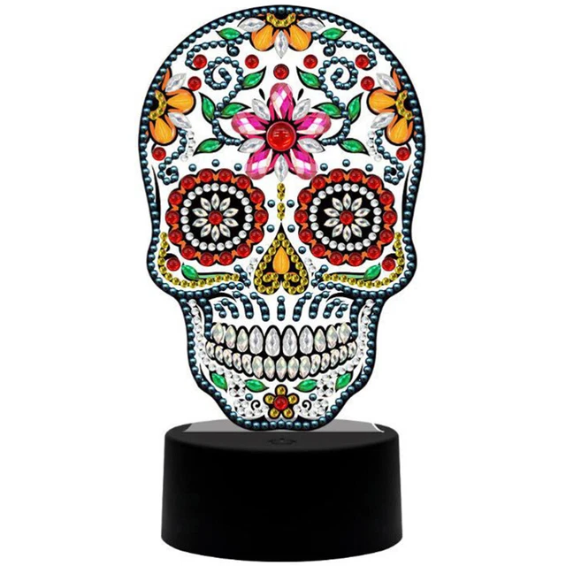 3D BEDSIDE LIGHT Haunted House Lamp Toilet Paper Holder Halloween Props