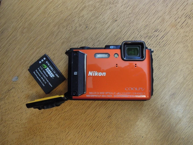Nikon Coolpix AW130 16MP digital water/shock proof digital camera (as is)