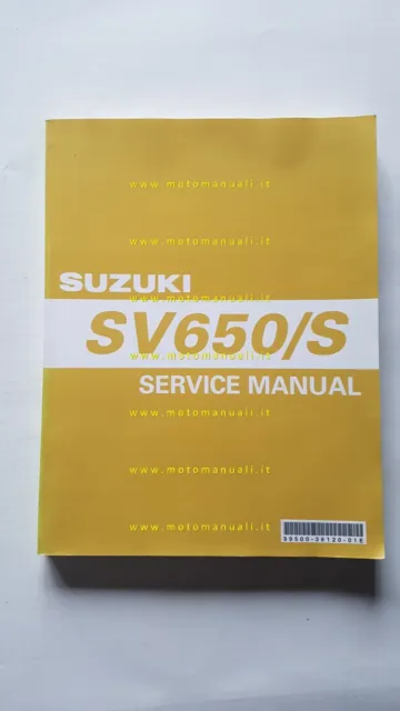 Suzuki SV 650 S 2003 manuale officina ENGLISH originale WORKSHOP SERVICE MANUAL