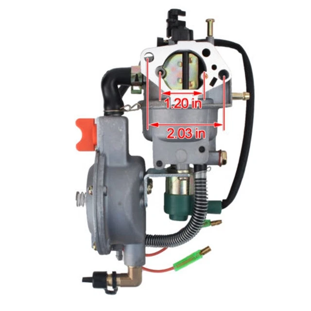 Carburetor Kit Lawn Mower Parts Choke Rod Dual Fuel Carburetor Generator