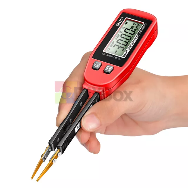 Resistance Capacitance SMD Tester Meter Multimeter Professional Component Tester