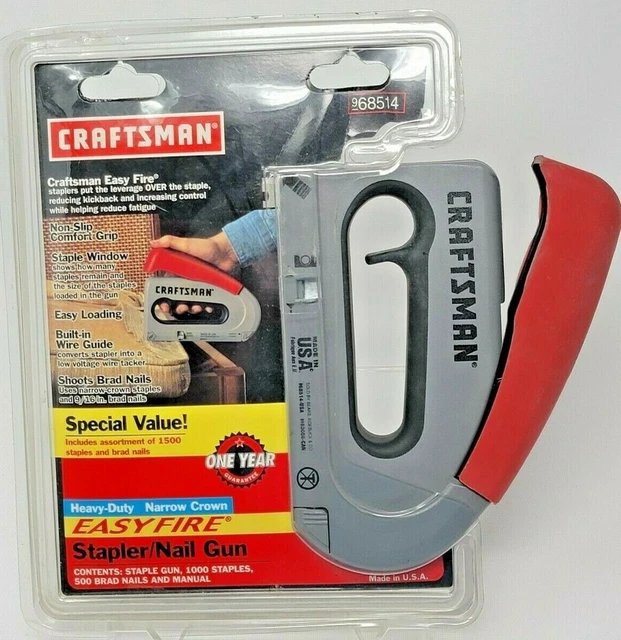 CRAFTSMAN EASYFIRE HEAVY Duty Stapler and Nail Gun 968514 968514