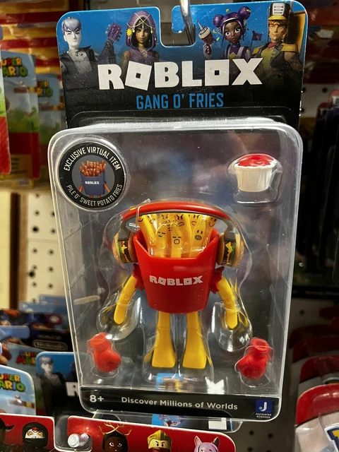 JAZWARES ROBLOX IMAGINATION Collection Gang O' Fries Action Figure Rare ...