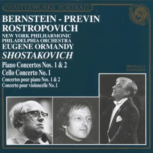 Andre Previn - Shostakovich: Piano Concertos / Cello C... - Andre Previn CD 64VG