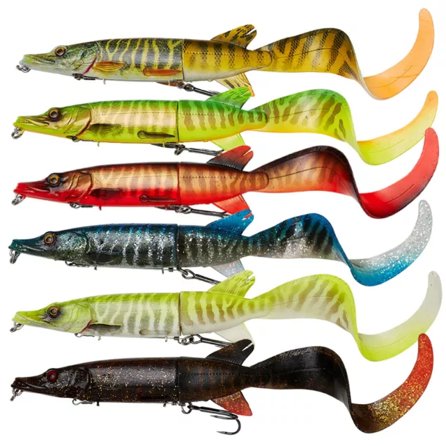 Savage Gear 3D Hybrid Pike Lure o. Sparetails 17cm & 25cm Swimbait Wobbler Hecht