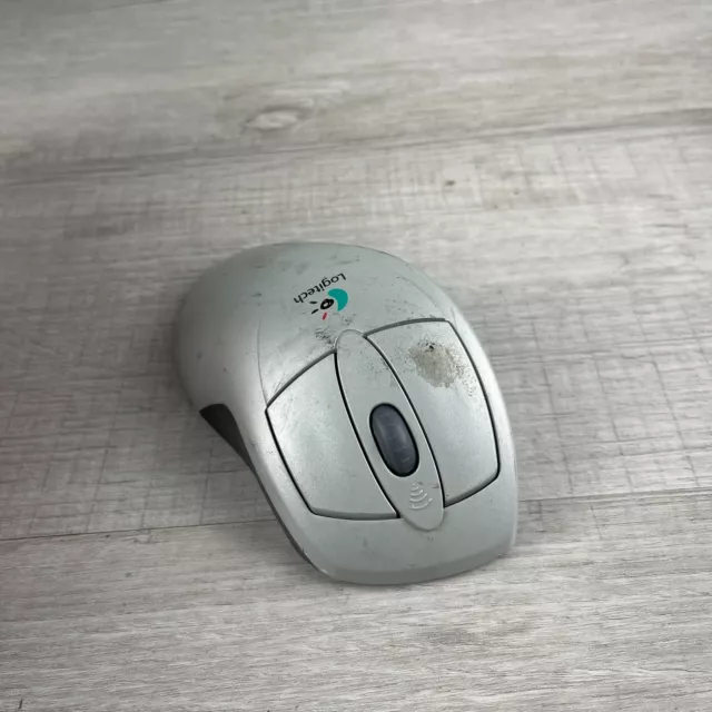 Logitech M-RG53 Silver Bluetooth Wireless Cordless Mouseman Wheel Optical Mouse