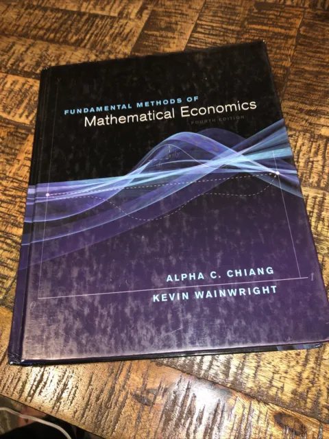 Fundamental Methods of Mathematical Economics (Irwin Economics) - GOOD