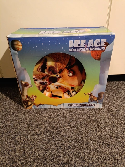 Set Colazione Ice Age - 5 Pezzi | Con Manny, Diego, Sid E Scrat | Piatti, Ciotola E Tazza - Foto 13