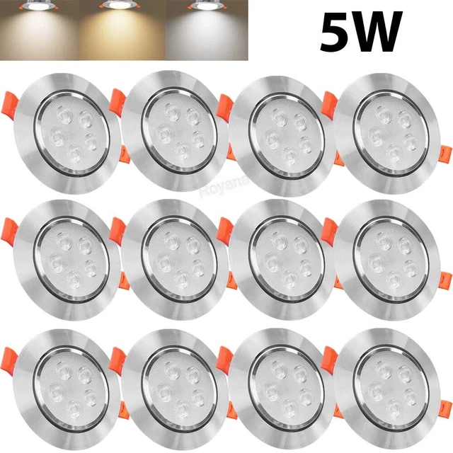 Einbaustrahler Außen HOMEOW 20er Set LED Einbaustrahler 230V