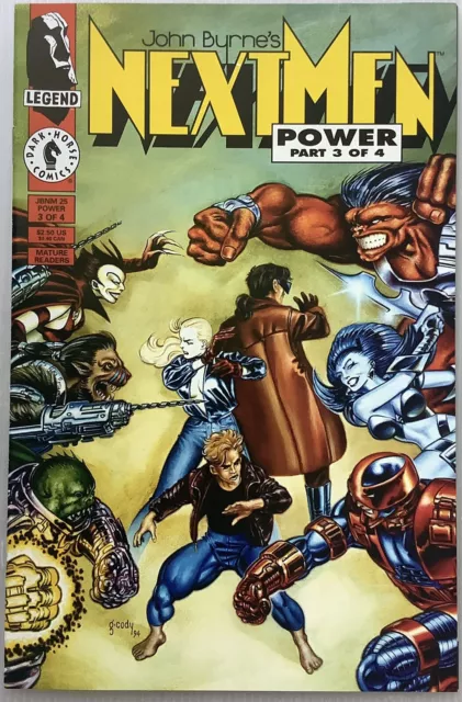 1994 Dark Horse Comics - John Byrne's Nextmen - Power 3 Of 4 Bagged And Board