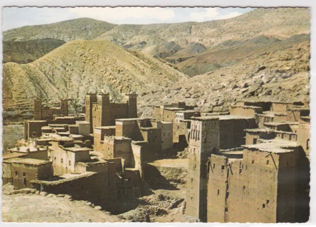 Cpsm Picturesque Morocco Kasbah Annemiter Large Atlas Color Postcard