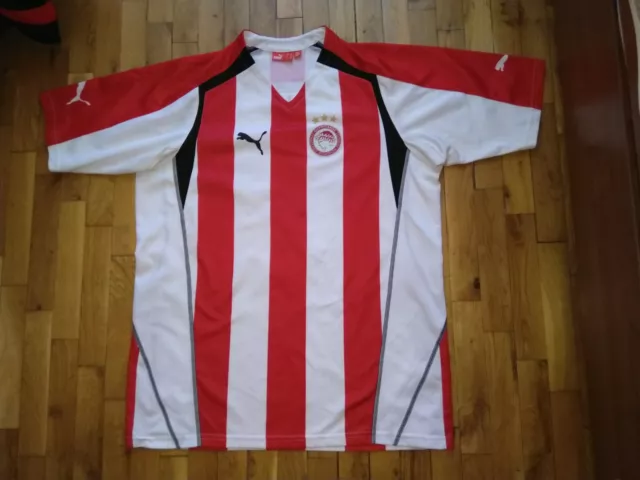 Olympiacos Piraeus Home football shirt  φανέλα 2005 - 2006 Puma #2 size XL