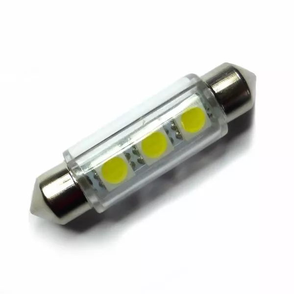 AMPOULE LED navette 44 mm 12 V 180 lumens  LOT DE  2 Alciumpeche