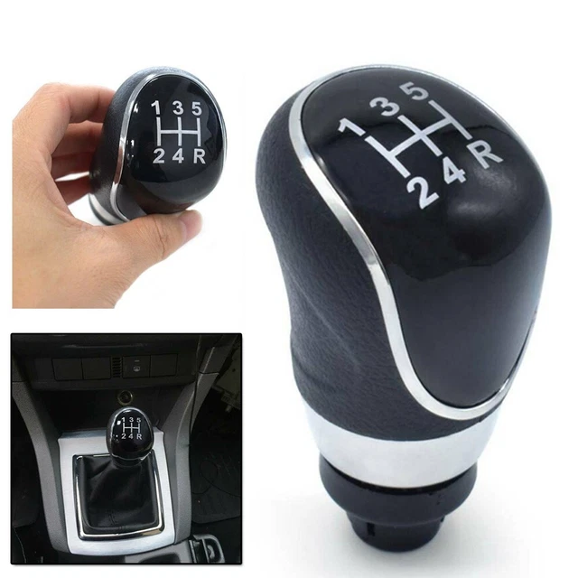 Bâton Pommeau Accessoires Plastique Remplacement Levier de Vitesses Noir Voiture