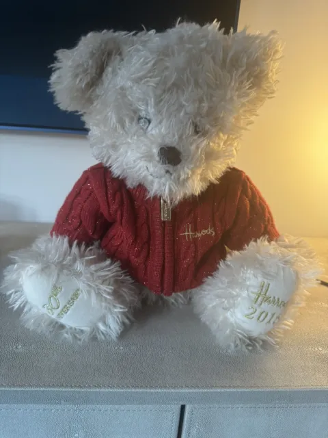 Harrods 2015 Christmas / Xmas Teddy Bear with - named Benedict