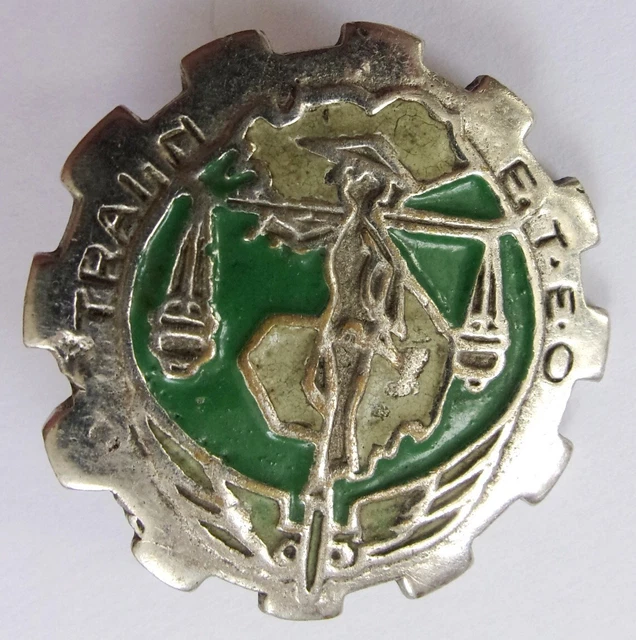 Insigne Militaire Original Indochine Vietnam - 5° DDVT Train Transport - Drago O.M - Occasion TBE