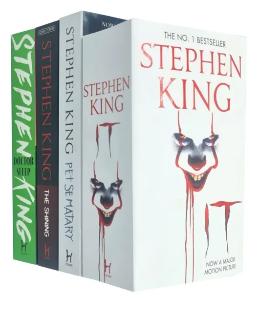 Stephen King Collection 4 Books Set Pet Sematary,The Shining,It, Doctor Sleep