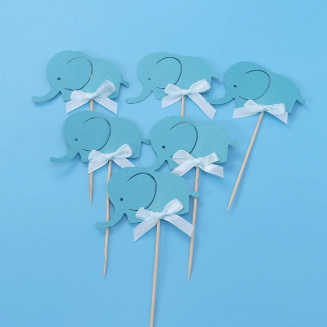 10 pz topper per torta elefante carini per decorazione torta banchetto compleanno