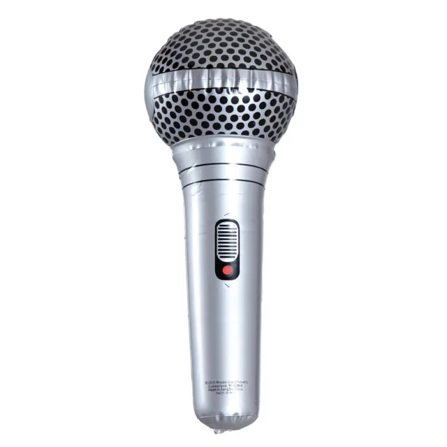 Inflable Micrófono Aire Micrófono Goma Micro Mic Inflable Karaoke Micro