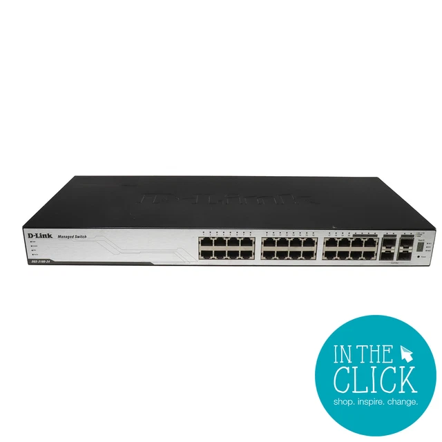 D-LINK DGS-3100-24 24 Port Gigabit Stackable Managed Switch; SHOP ...