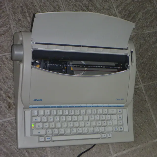Olivetti Linea 101 - portable elektrische Schreibmaschine, Typewriter