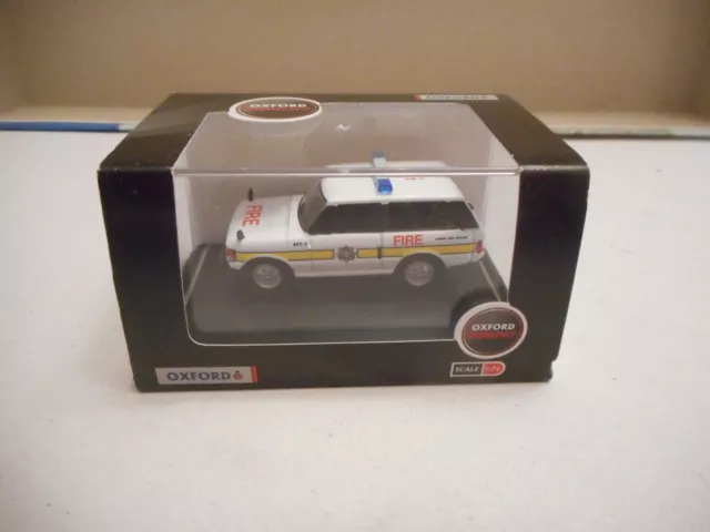 Oxford Emergency 76RCL004 Range Rover Classic London Fire Brigade 1:76 + Box