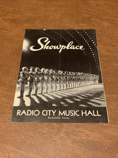 Vintage Radio City Music Hall Program 1947 Ronald Colman Peggy Cummins