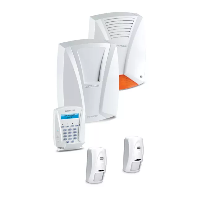 Kit Alarma Protección contra Intrusiones Casa Fracarro Hogar Evo Defender Código