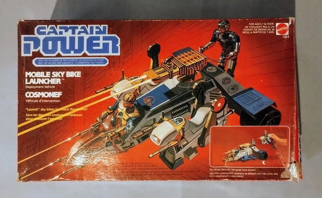 Figurine Vintage Captain Power (Mattel, 1987) – Héros Culte Des Années 80, Pour Collection