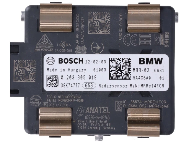 Sensore radar BMW MRR-02 ACC - NUOVO originale - 5A592D7 5A4C6A0