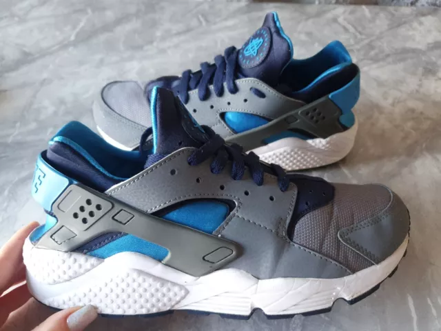 MENS NIKE AIR Huarache Run Ultra Wolf Grey Trainers UK 8.5 819685