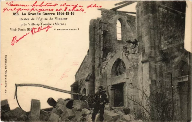 CPA AK Military - Remains of the Church of Virginia (697957)