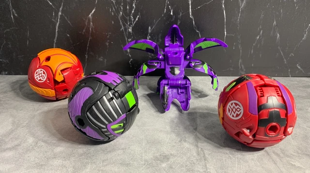 Bakugan Deka Jumbo Battle Planet Bakucore 3” Transforming Toy - LOT OF 4 Bakugan Deka Jumbo Battle Planet Bakucore 3” Transforming Toy - LOT OF 4