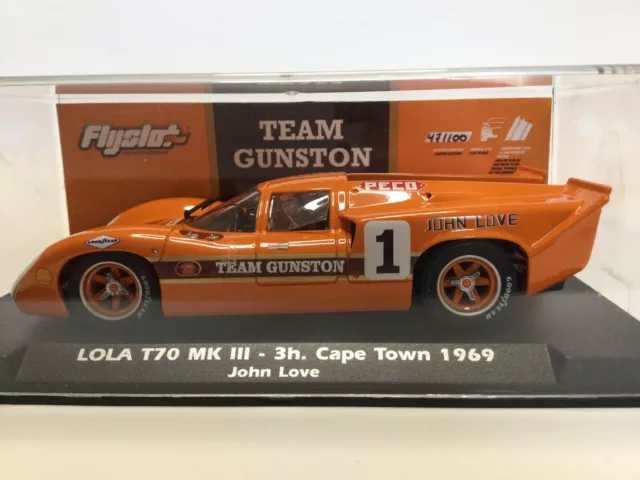 Flyslot 4301B Lola T70 MkIII 3H Cape Town 1969 Team Gunston - John Love