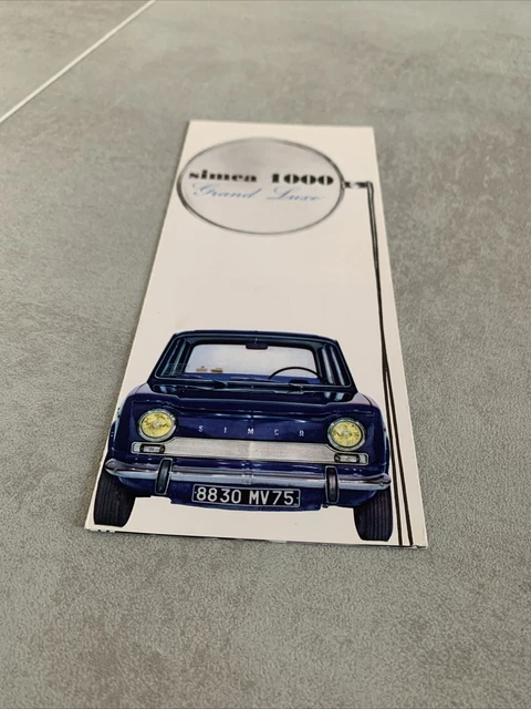 ANCIENNE BROCHURE CATALOGUE Dépliant Garage Voiture 1978 Fiat 127 EUR 8