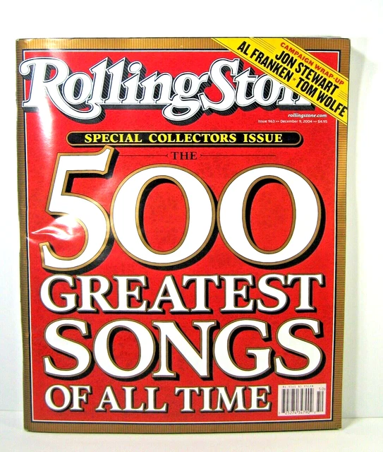 ROLLING STONE Magazine's 500 Greatest Songs of All Time Issue 963 Dec 9