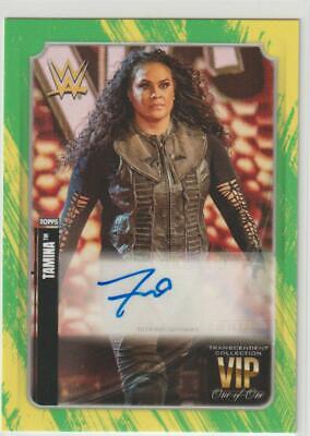 2020 Topps Transcendent Wwe Vip Party Auto Autograph Tamina Green One-Of-One 1/1