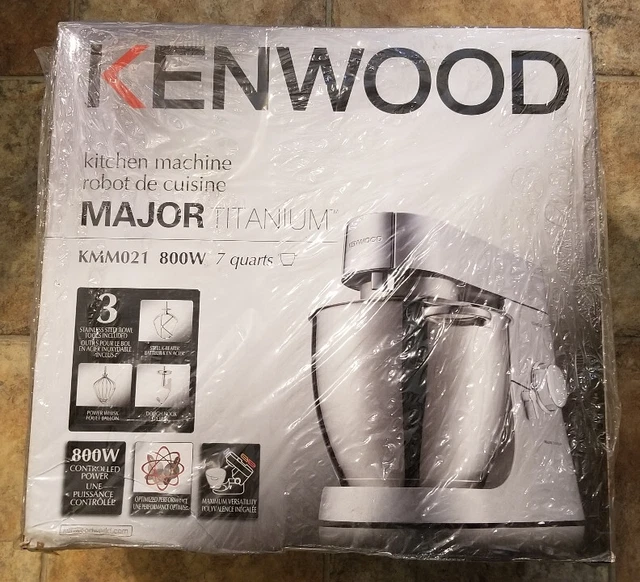 KENWOOD CHEF MAJOR Stand Mixer KMM021 New in Box Titanium (Signature