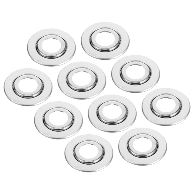 10 pz piastra di ricambio rosette acciaio inossidabile tappo irrigatore