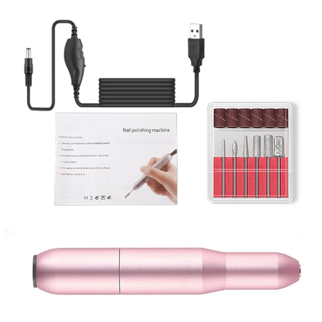 Strumento manicure, compatto, leggero, elettrico, lima per unghie, trapano,