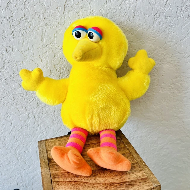VINTAGE PLAYSKOOL BIG Bird Plush Sesame Street Toy Stuffed Animal 9