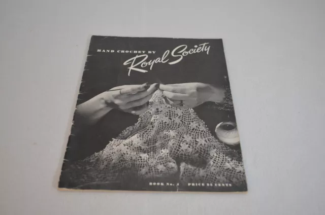 Libro de ganchillo a mano de la Royal Society número 4