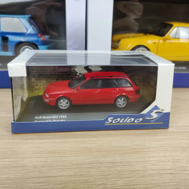 Audi A5-5809 Berline 80 Quattro Modèle de Voiture Miniature 1:43 Rouge