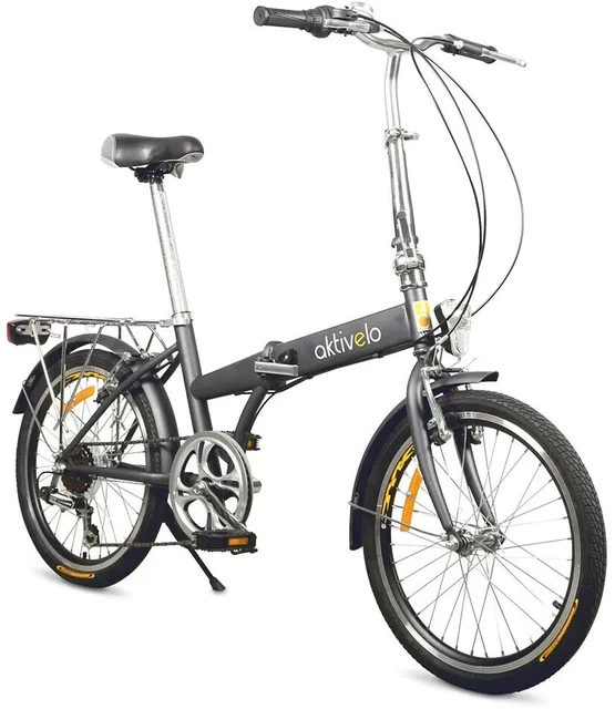 RainWeel 20 Zoll Klapprad - 7-Gang Faltrad Mit Karbonstahl-Rahmen