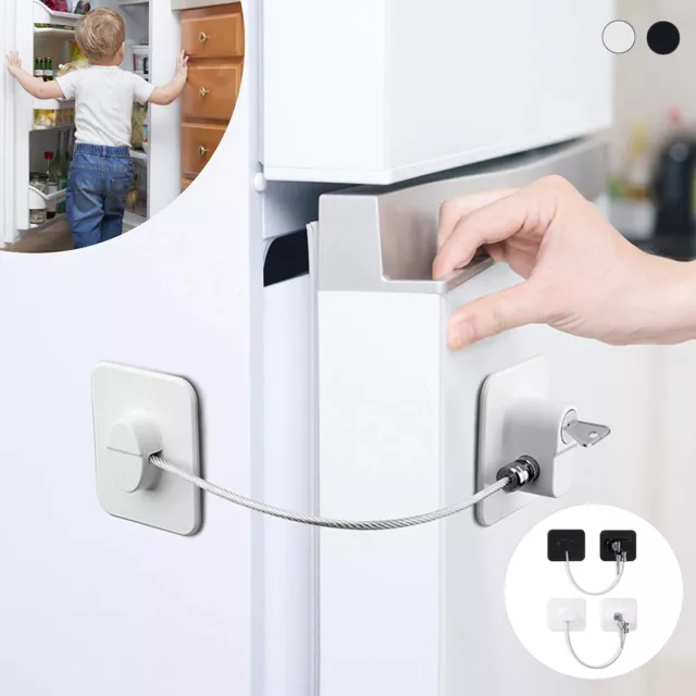 Digital Password Cabinet Locks Refrigerator Lock With Metal Key or Coded Lock