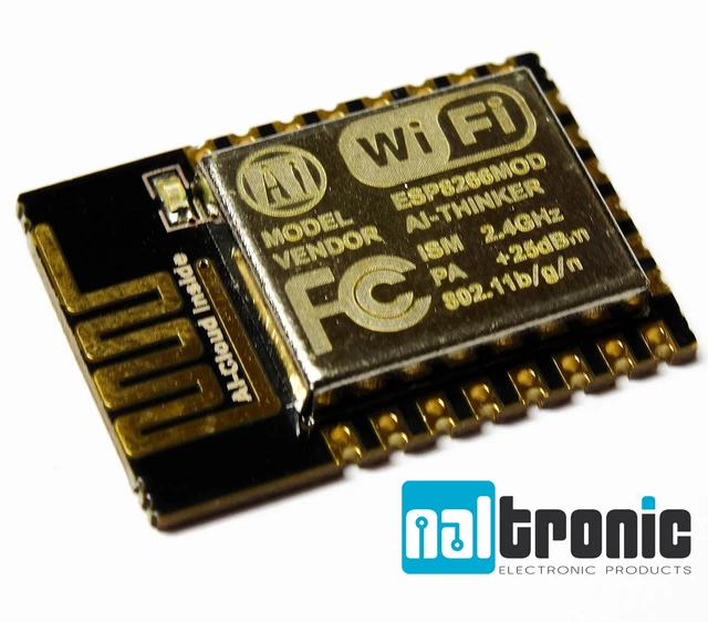 Módulo ESP8266 ESP-12F Adaptador WiFi 5V Sensor Redes Partes (Con ESP - Foto 5