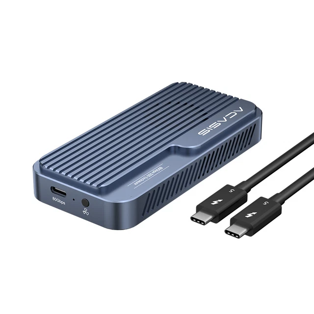 ACASIS 80GBPS M.2 NVMe SSD Enclosure Compatible with Thunderbolt 5 £259 ...